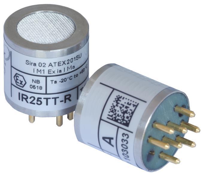 o. IR25 Dual Gas Series Datasheet Infrared Dual Gas Sensor for Mining (Portable and Fixed Systems) The SGX infrared sensors use the proven Non-Dispersive Infrared (NDIR) principle to detect and