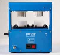MiniVap Gemini - Two position blow-down evaporator - The new MiniVap TM Gemini brings together for the first time in the range of Porvair Sciences two individually temperature-regulated evaporation