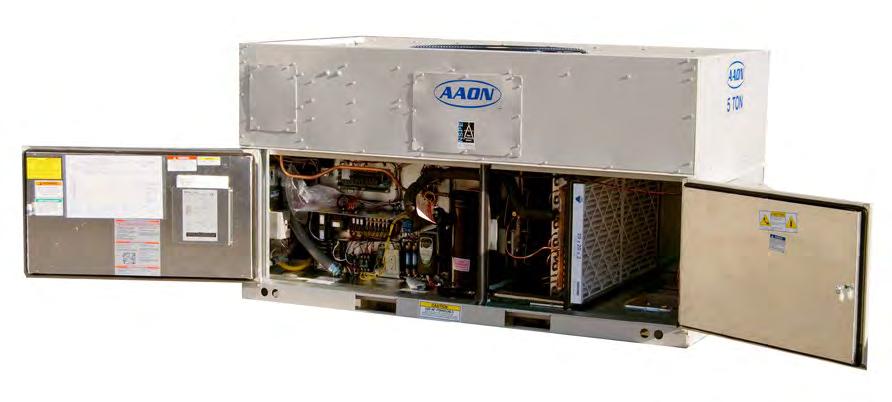 Ease of Service Ease of Service AAON equipment is designed from concept to completion with minimum service time as a primary factor.