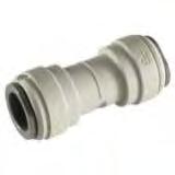 from John Guest JG Equal Straight Connector 1/4"(PI0408S) PU 4010 No 23 10