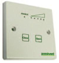 ........................................ STAND-ALONE CONTROLS........................................ EC range Passivent also offers a range of stand-alone controls for controlling individual elements of a natural ventilation system.