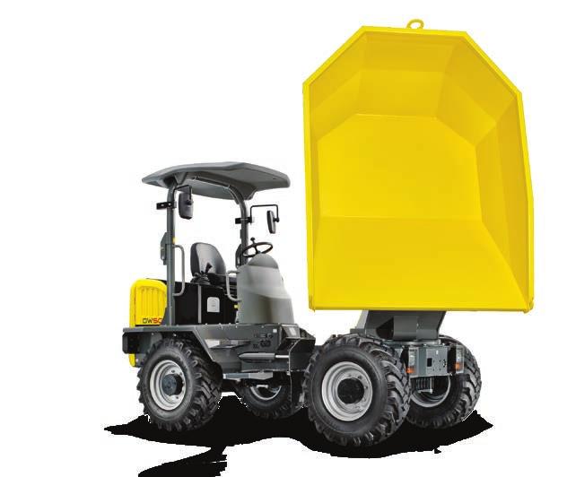 47 yd³ High efficiency output thanks to the turbo diesel engine Easy, intuitive operation Hydrostatic