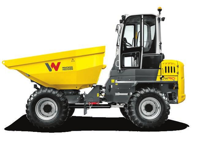 payload Engine output Width Skip capacity heaped 6 TO 10 TONS DW90 19,842 lbs 73.8 hp 97 in 5.