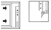 8. INSTALLATION INSTRUCTIONS 8.3 WINDOW KIT INSTALLATION - FIGS. 5-6 The window kit has been designed to fit most standard Vertical and Horizontal window applications.