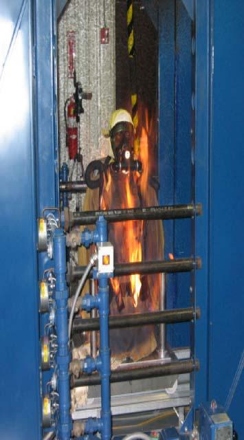 Examples of testing required for a Electronic Safety Equipment Product Heat and Flame test 10