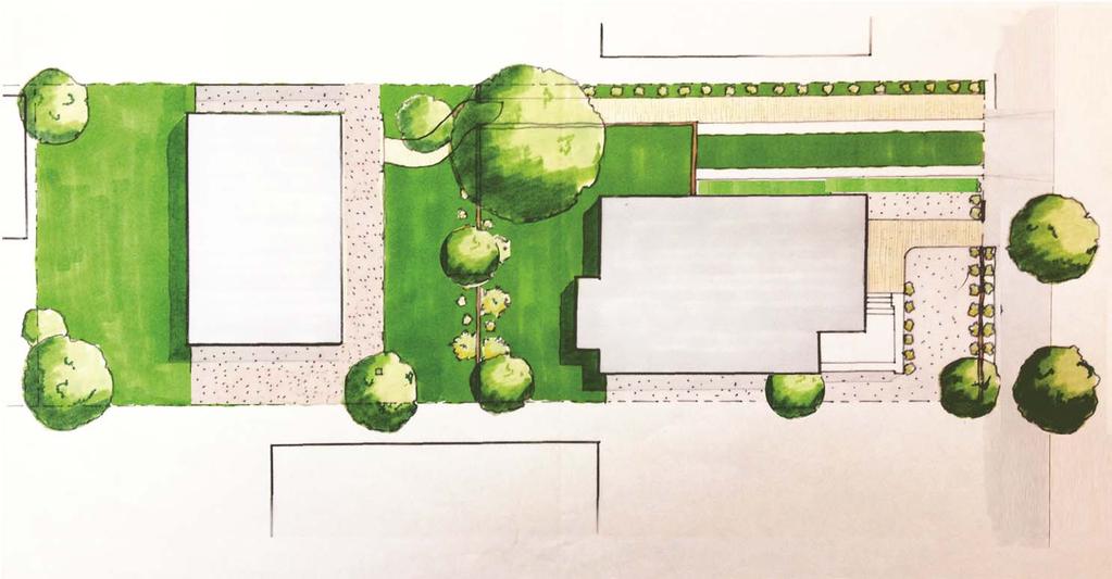 Page 5 of 8 Attachment C Rendering of Proposed Site Plan Please note the extensive yard space and tree