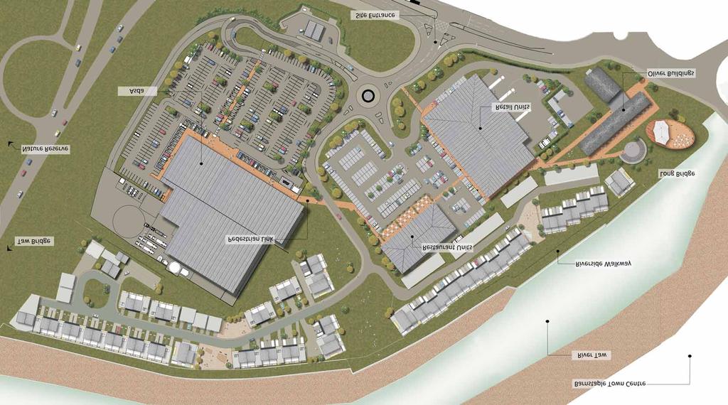 Site layout and design Anchorwood Bank site masterplan The overall site layout for Anchorwood Bank has already been determined by the planning permission granted in 2013.