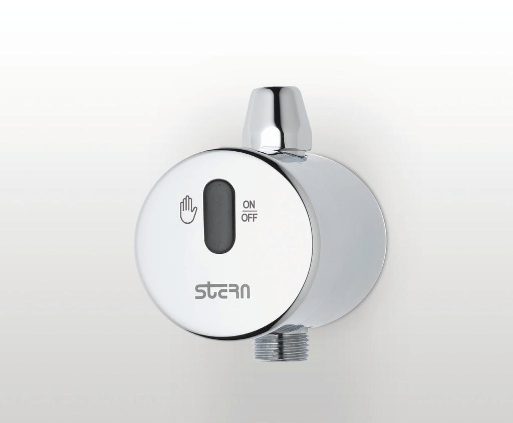 Features Power Supply Exposed installation. Top nut not provided Neptune 1011 Allows activation of the shower once the users place their hands at a close proximity to the sensor.