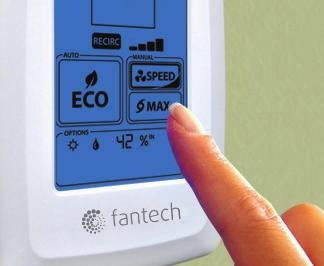 Simple & sleek The ECO-TOUCH boasts a clean, modern