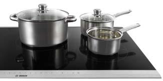 30 Induction Gas Electric Cooktops Induction Gas Electric Cooktops 31 PowerStart * This feature temporarily increases and holds the temperature at the most powerful setting.