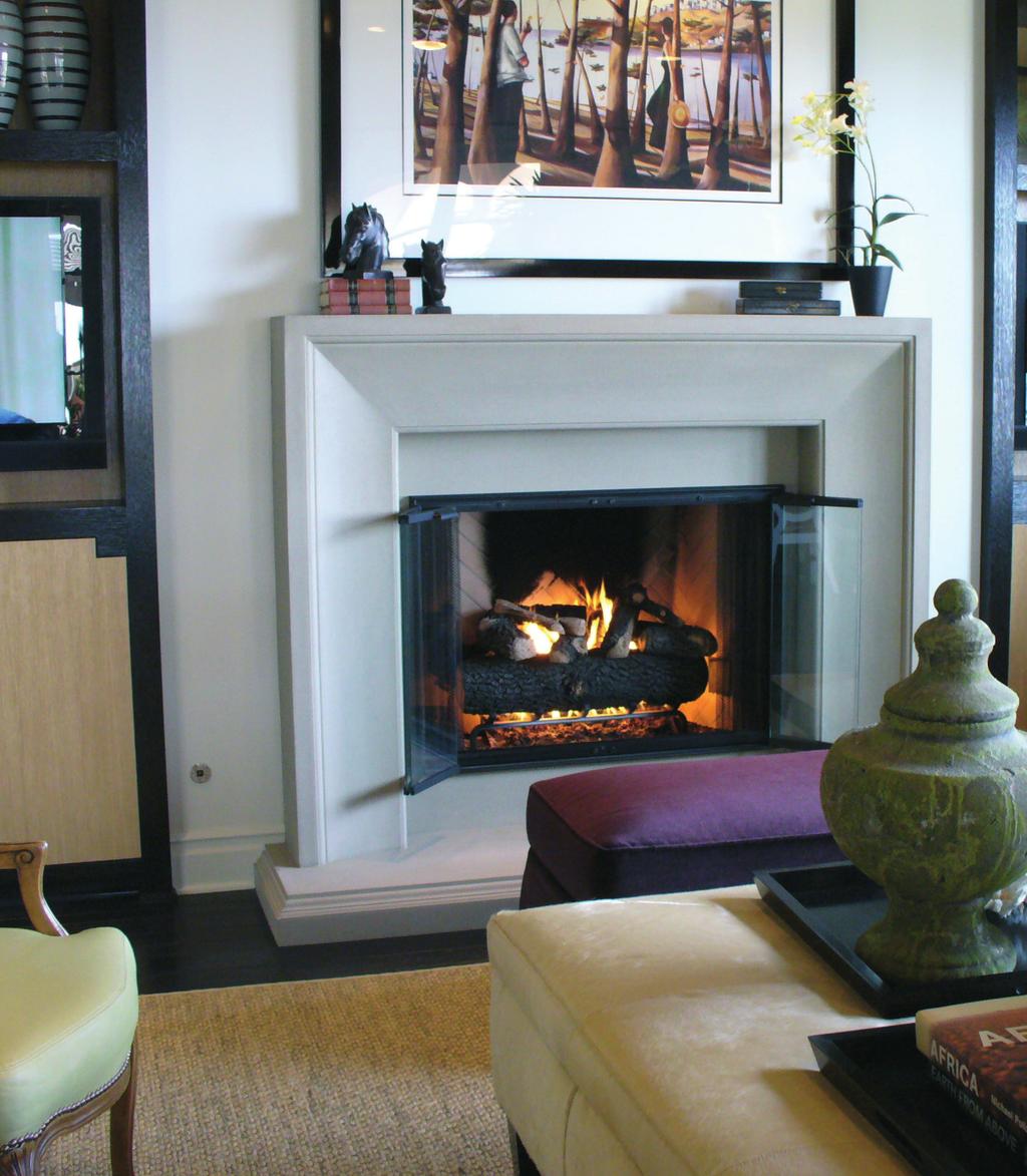 Build the perfect fire with the perfect draft The perfect fire in a gas-fired fireplace features a flame that s just the right size not too high or too low.