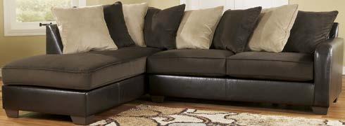 STATIONARY UPHOLSTERY SECTIONALS SOFAS 11200 GEMINI CHOCOLATE -17-66 Sectional -08