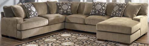 30002 AERO IVORY -46(4)-51-11(2) Sectional -11 Accent Ottoman -46 Armless Chair