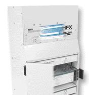 S300FX-GX HEPA / UV Sterilisation 1750 cfm blower. Under load with filters, 1000 cfm. Patented 19mm pure fused quartz UVC/ UVV J lamp. Two 1 pre-filters & one 4 95% ASHRAE pleated filter.