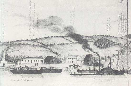 Lady Lansdown - Underwater Archaeology Traditional Buildings Lady Lansdown at Killaloe drawn by William Stokes 1840s 5.