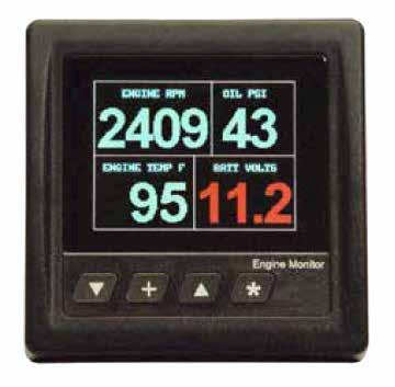 INSTRUCTION MANUAL ENGINE MONITOR VOTT MODEL: 023-4400-0 3 YEAR WARRANTY INTRODUCTION The VOTT meter is an ideal engine monitor, which displays data via the J1939 CAN Bus.