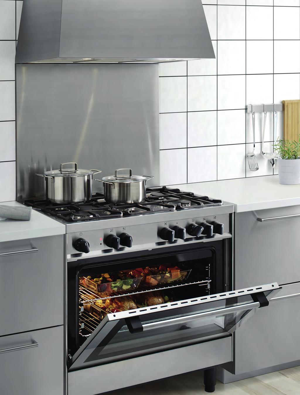 47 FREE-STANDING COOKER GRILJERA cooker Our new free-standing GRILJERA cooker offers a convenient way for you to get a quality cooktop and oven combined. $1799 Stainless steel. 703.168.