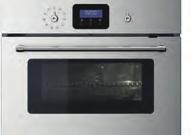 Double cavity two ovens for convenient everyday cooking; bakes and grills at the same time.