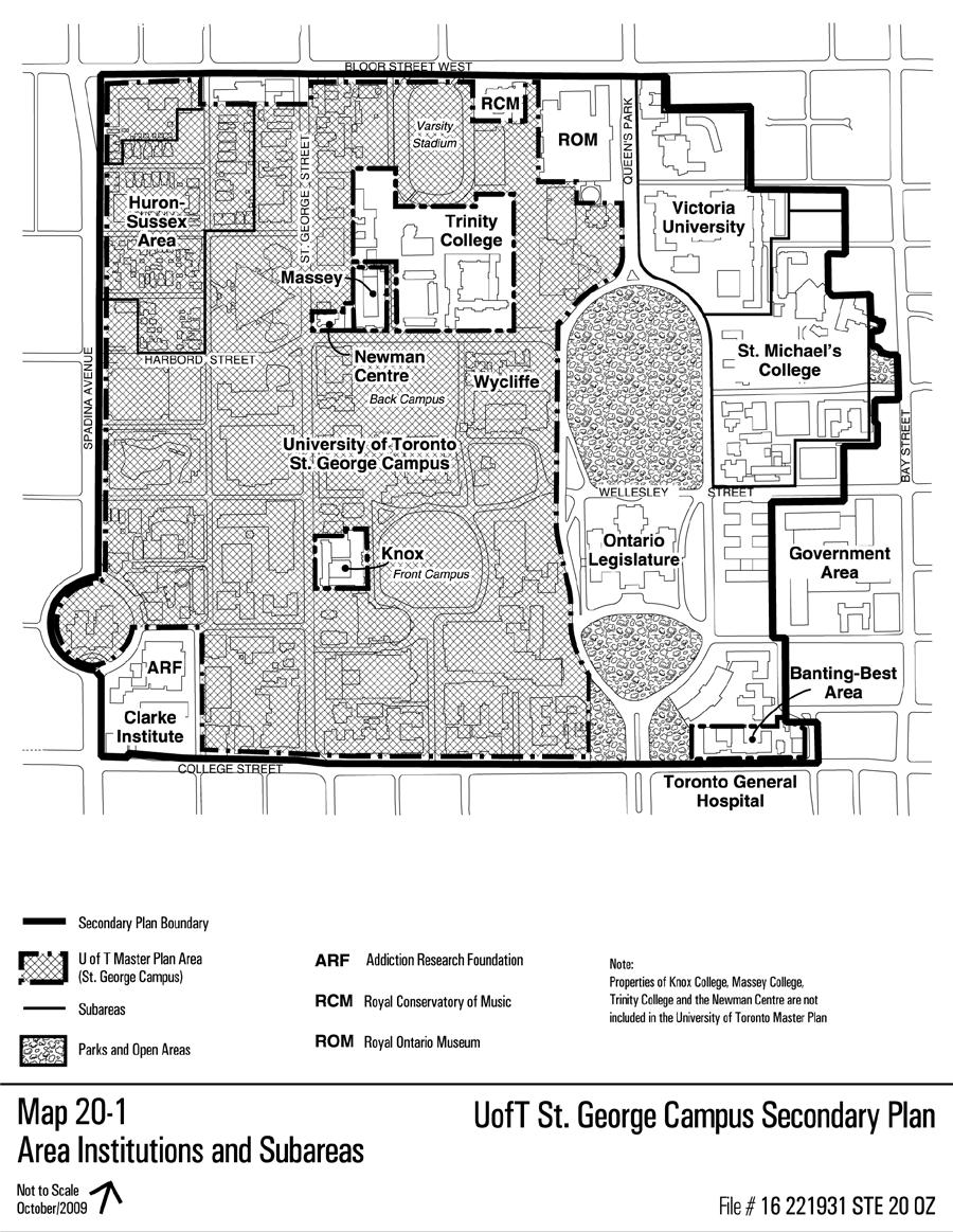 Attachment 1: University of Toronto Secondary Plan Area