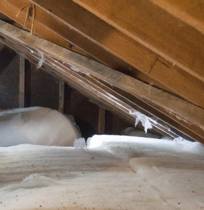 In an average sized uninsulated home, about 30-35% of heat loss is through the ceiling and roof, and about 12-14% is lost through the floor.