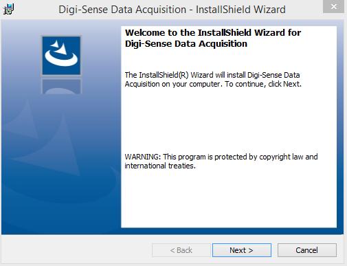 Data Acquisition Software Installation 1. Download software from Cole-Parmer website.