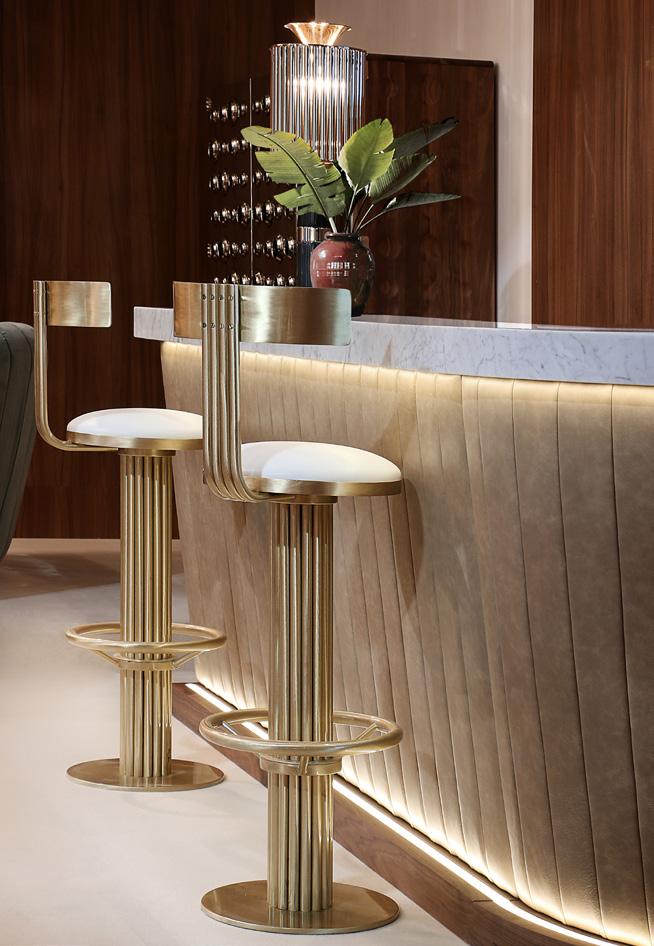 Kelly Bar Chair Is a bar stool inspired in the