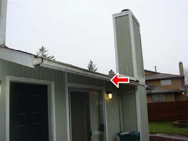 downspouts were sagging, leaking and full of water/improperly sloped
