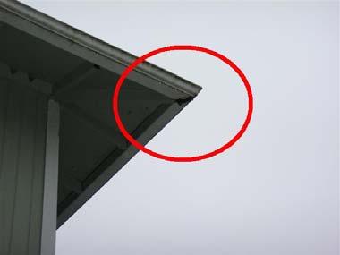 It is recommended that a licensed gutter contractor be contacted to
