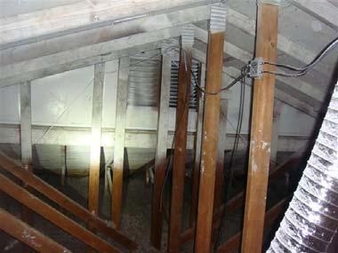the attic. 4.5 Item 1(Picture) Minimal ventilation 4.