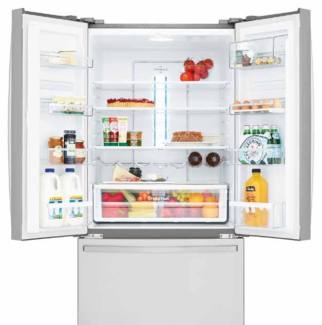 Compact french door Introducing the compact French Door with FlexSpace - a stylish fridge packed with features to meet your ever-changing needs.