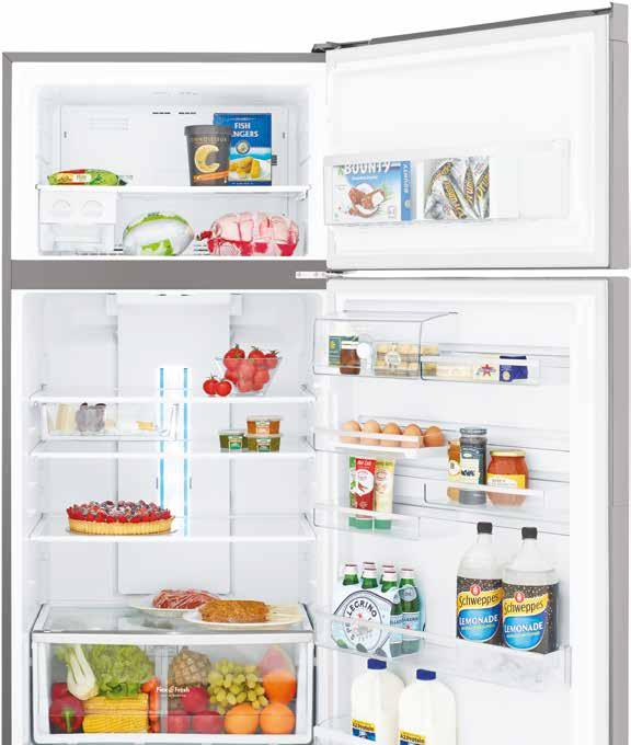 Large top mount Loaded with a great range of features, our large top mount fridges are always popular - and it s easy to see why.