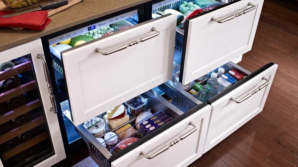 23 REFRIGERATOR DRAWERS A notable innovation has been the