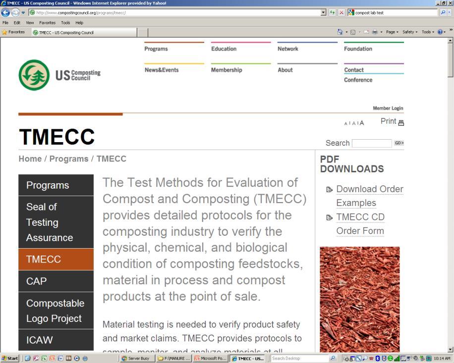 Composting Council Seal of Testing Assurance www.compostingcouncil.