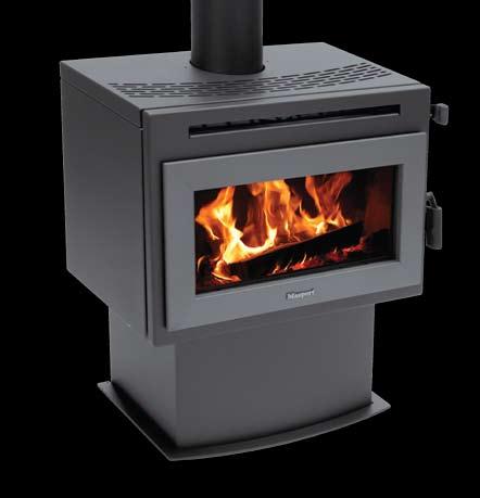 The result is a superior wood fire that transfers heat from the cast iron firebox, through the fins and into the room efficiently.