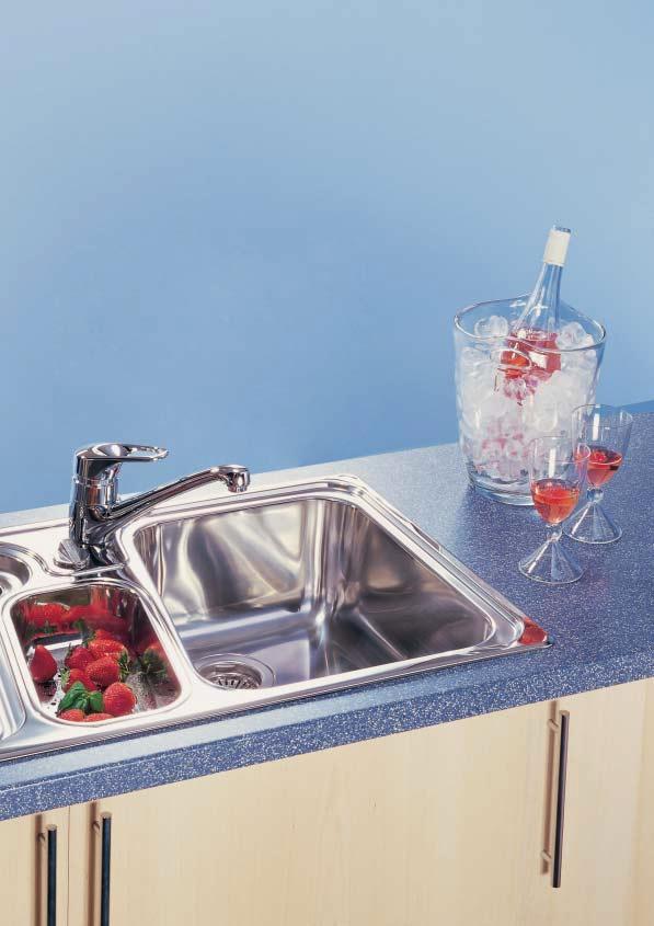 BLANCOMEGA STAINLESS STEEL If you re a keen cook or have to cater for demanding family tastes, you ll find the BLANCOMEGA sink provides both a practical answer and a focal feature.