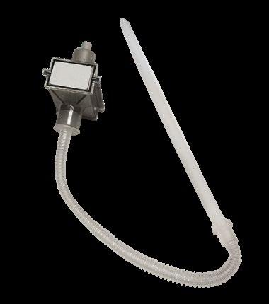 Speculum smoke evac tubing fits on speculum port for hands-free smoke removal using wall suction or machine Product No.