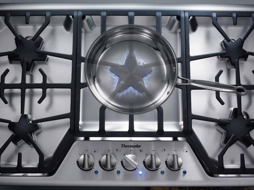 THE COOKTOP ALL OTHER COOKTOPS WANT TO BE OUR EXCLUSIVE, PATENTED STAR BURNER The Star Burner s unique shape isn t just for show.