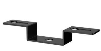 DIMENSIONAL DRAWINGS ZETTA ESCA FULL RANGE ACCESSORIES BRACKET FOR HORIZONTAL OR VERTICAL SURFACE MOUNT INSTALLATIONS DIMENSIONS