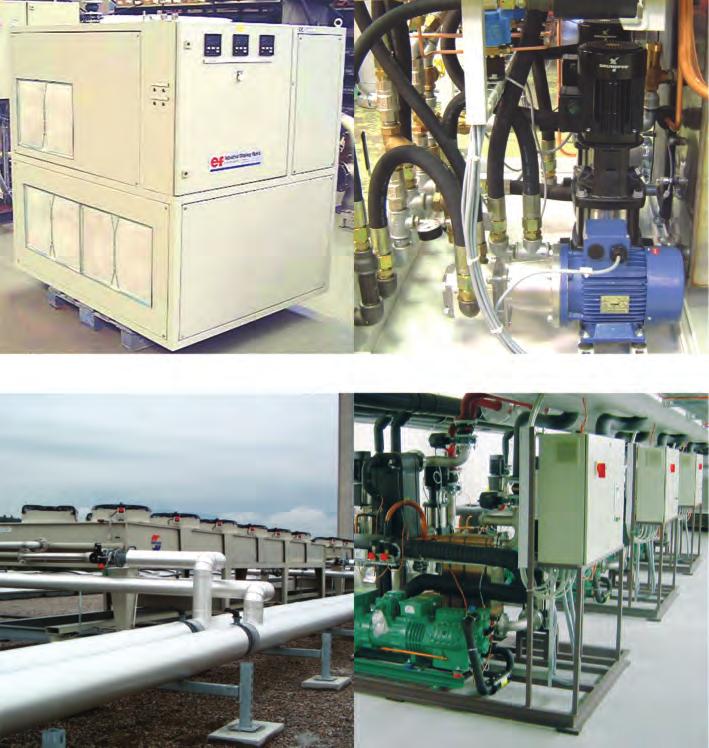 Cooling equipment for special applications «ef cooling, in collaboration with its technology partners throughout the world, provides the optimum cooling system for any production plant.