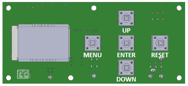 the right side of the display. Figure 2 shows the location of the buttons.