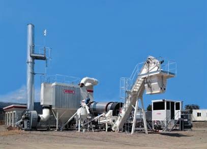 Flow-Mix series: with counter flow dryer and twin shaft paddle mixer INTRAME produces stationary, modular and mobile continuous Flow-Mix