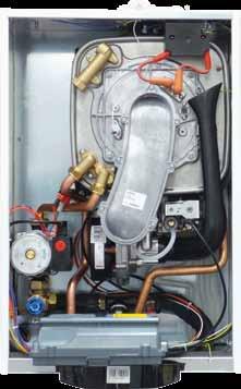 heat exchanger Circulating pump inside the casing Turndown ratio 1:8 Ecology Fecralloy
