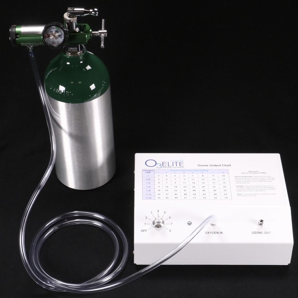 Hook Up Your Oxygen 870 Medical Tank and Regulator 540 Industrial Tank and Regulator 1. Attach the oxygen regulator to your oxygen tank as shown. 2. Connect tubing (A) to the oxygen regulator.