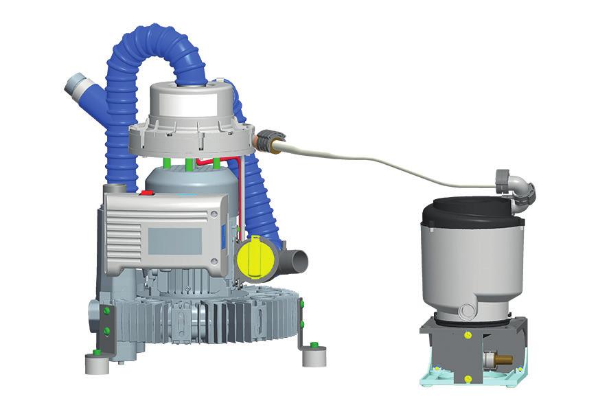 Regardless of whether you require dry or semi-wet suction EXCOM hybrid masters it all EXCOM hybrid combines dry and semi-wet suction technology in a single device.