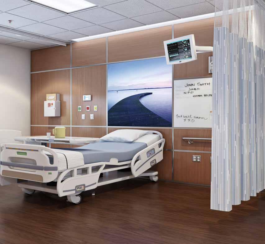 HEALTHCARE SPACES Patient Rooms, Lobby Areas, Hallways RETAIL + RESTAURANT SPACES Entryways, Dining Rooms, Cafeterias A patient room that is clean and well-maintained is expected.