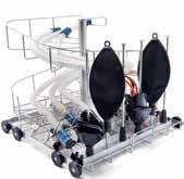 Overview: Upper and lower baskets, Load carriers and inserts for PG8562, PG 8582 and PG 8582 CD A 101 upper basket/open front Open front For various inserts Height-adjustable Vertical clearance 160