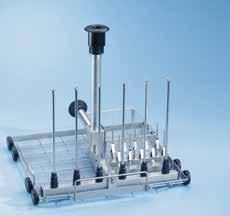 Anaesthetic equipments/modular system Modular basket concept Miele is now offering a new and modular mobile unit design for the reprocessing of anaesthetic instruments and accessories.