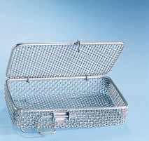 MIS accessories E 451 insert 1/6 Mesh tray with lid for sundry small items Wire gauge: 1 mm base 0.