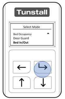 4. Operating Modes Bed In/Out The Bed in/out sensor sends a radio event message if a user has got in or out of their bed / chair.
