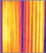 4 F Competition Temperature Gradient Over Panel F 160 150 140 Zehnder Rittling 160 150 140 130 120 110 100 90 80 70 The thermographic imaging shows the comparison between Zehnder Rittling Carboline